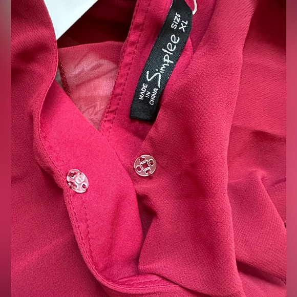 Women's Summer Maxi Dress with Ruffles and Wrap Size XL - Picture 7 of 8